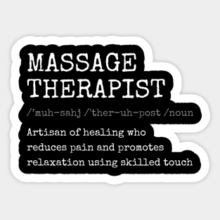 massage-therapist Sticker